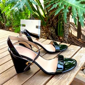 Tory Burch black leather sandals